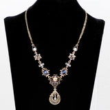 Siren's Song Antiqued Pearl & Crystal Necklace