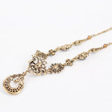 Siren's Song Antiqued Pearl & Crystal Necklace